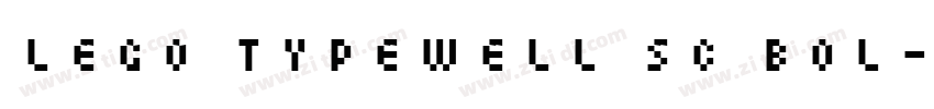 LEGO Typewell SC Bol字体转换
